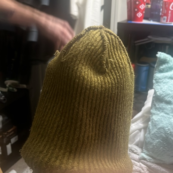 Size : all size fits all army green beanie - Picture 4 of 4